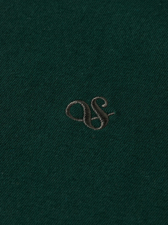 Scotch & Soda Temno zelena moška majica Scotch & Soda