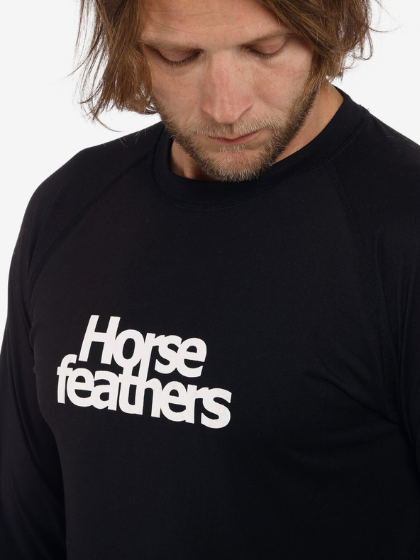 Horsefeathers Termalna majica Riley - črna, velikost L HORSEFEATHERS