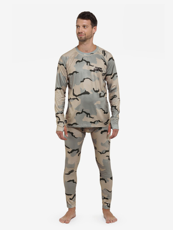 Horsefeathers Termo majica Riley - puščavska kamuflaža velikost L HORSEFEATHERS