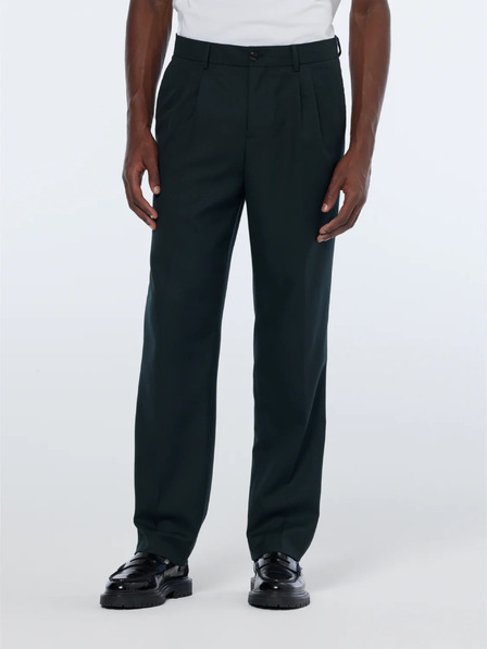 Scotch & Soda Temno zelene moške hlače chino Scotch & Soda
