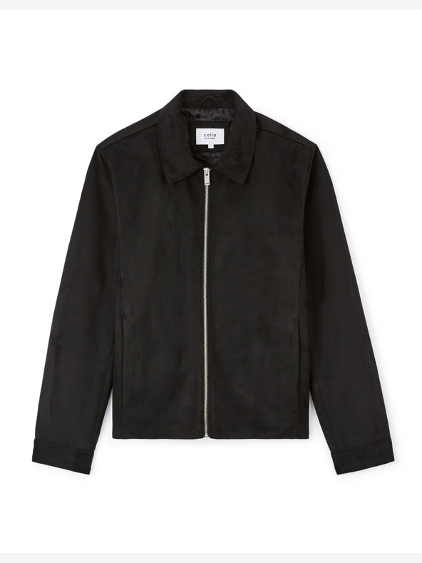 Celio Moška črna jakna iz semiša Celio Lufaster