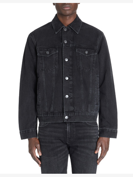 Celio Črna moška jakna iz džinsa Celio Gudens