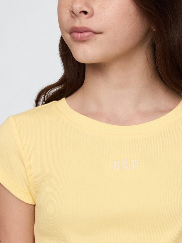 GAP Otroška majica z rebri GAP