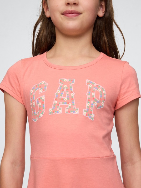 GAP Otroška obleka z logotipom GAP