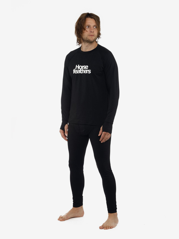 Horsefeathers Termo hlače Riley - črne, velikost L HORSEFEATHERS