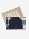 Jack & Jones Jack & Jones Frost moška temno modra kapa in šal