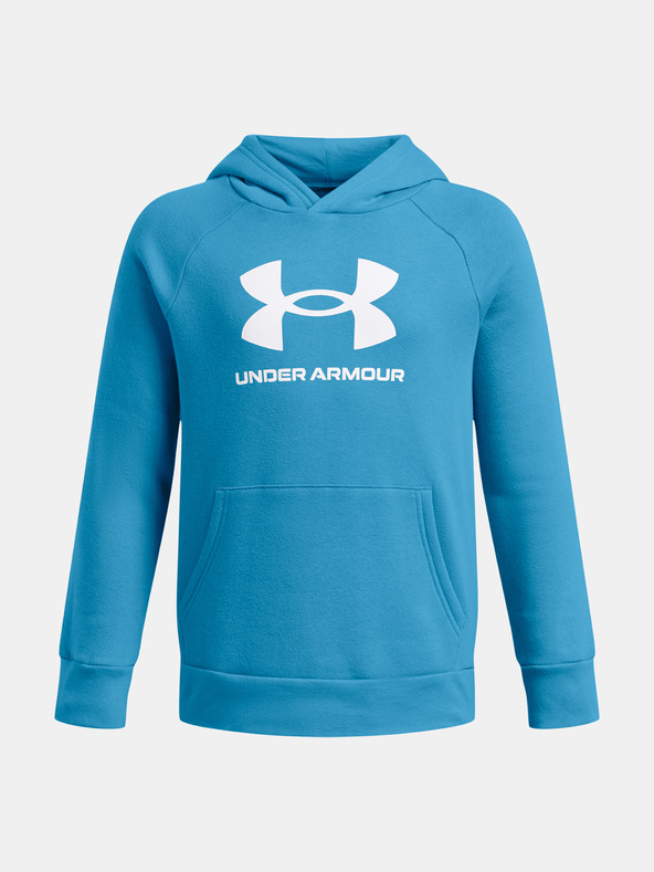 Under Armour Deški pulover Under Armour UA Rival Fleece BL Hoodie-BLK