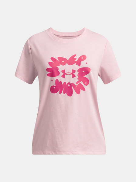 Under Armour Dekliška majica Under Armour UA Bubble Wordmark SS