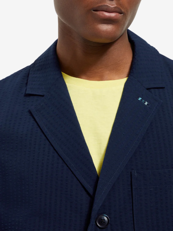 Scotch & Soda Temno modra moška jakna Scotch & Soda Unconstructed