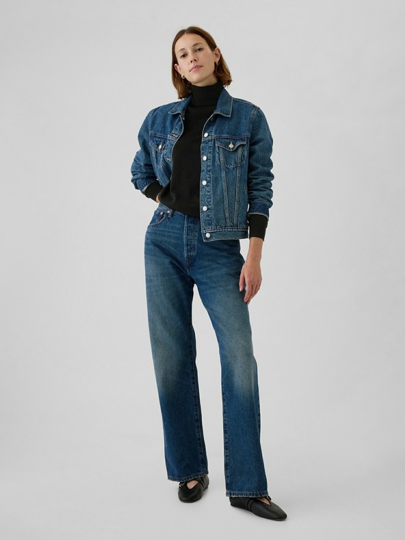 GAP Pulover iz merino volne z rolojem GAP