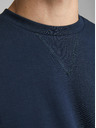 Jack & Jones Temno modra osnovna jopa s kapuco Jack & Jones