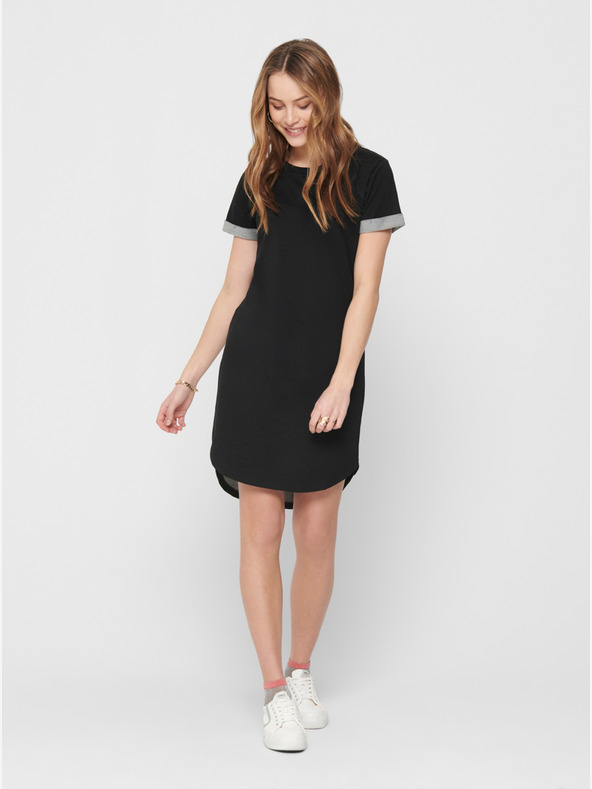 Jacqueline de Yong Črna osnovna obleka JDY Ivy