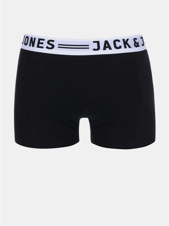 Jack & Jones Komplet treh moških boksaric Jack & Jones Sense v beli, črni in sivi barvi