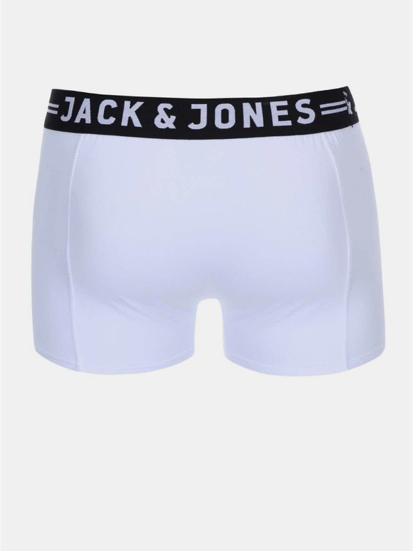 Jack & Jones Komplet treh moških boksaric Jack & Jones Sense v beli, črni in sivi barvi