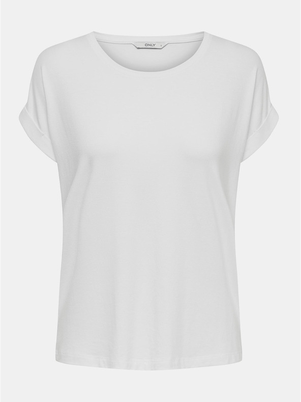 ONLY Bela osnovna majica ONLY Moster