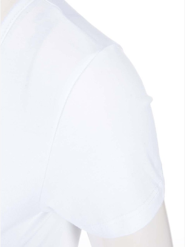 Vero Moda Bela osnovna majica z okroglim vratom VERO MODA Maxi My