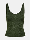 Jacqueline de Yong Temno zelena rebrasta majica JDY Nanna