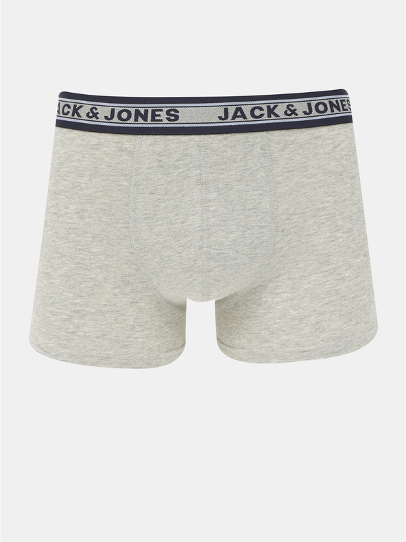 Jack & Jones Komplet petih bokseric v zeleni in sivi barvi Jack & Jones Oliver