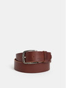 Jack & Jones Temno rjav usnjen moški pas Jack & Jones Paul