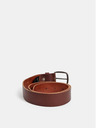 Jack & Jones Temno rjav usnjen moški pas Jack & Jones Paul