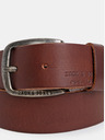 Jack & Jones Temno rjav usnjen moški pas Jack & Jones Paul