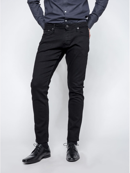 Jack & Jones Črne moške kavbojke Jack & Jones Glenn