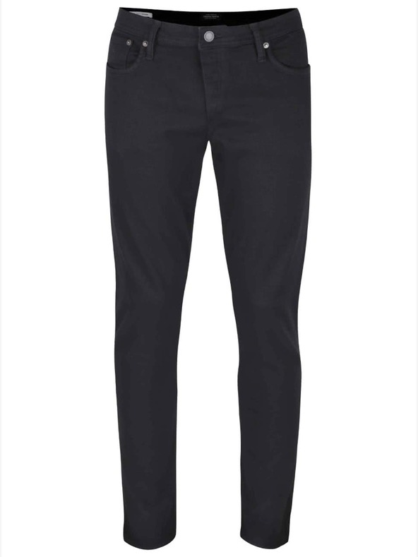 Jack & Jones Črne moške kavbojke Jack & Jones Glenn