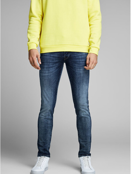 Jack & Jones Modre moške kavbojke tankega kroja Jack & Jones Glenn