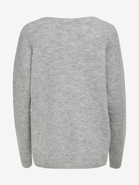 ONLY Svetlo siv pulover ONLY Camilla