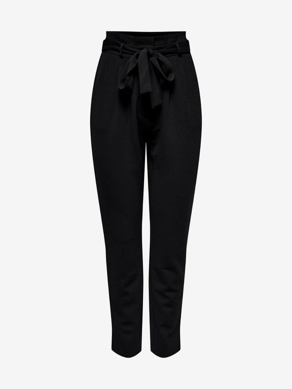 Jacqueline de Yong Črne hlače JDY Tanja s kravato