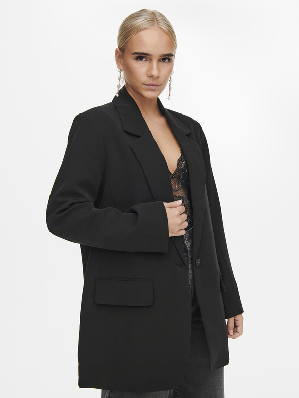 ONLY Črna ženska prevelika jakna ONLY Lana Berry