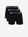Jack & Jones Komplet treh črnih boksaric Jack & Jones Sense