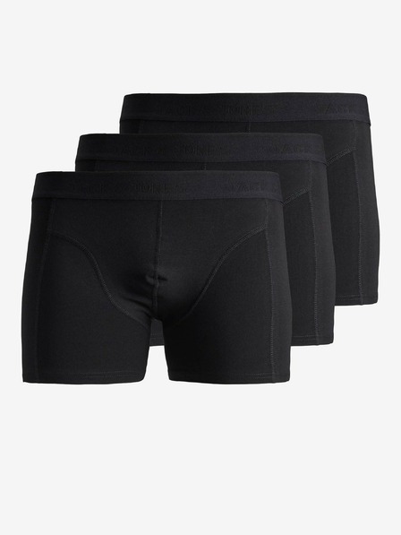 Jack & Jones Komplet treh črnih boksaric Jack & Jones