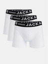 Jack & Jones Komplet treh belih moških boksaric Jack & Jones Sense