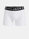 Jack & Jones Komplet treh belih moških boksaric Jack & Jones Sense