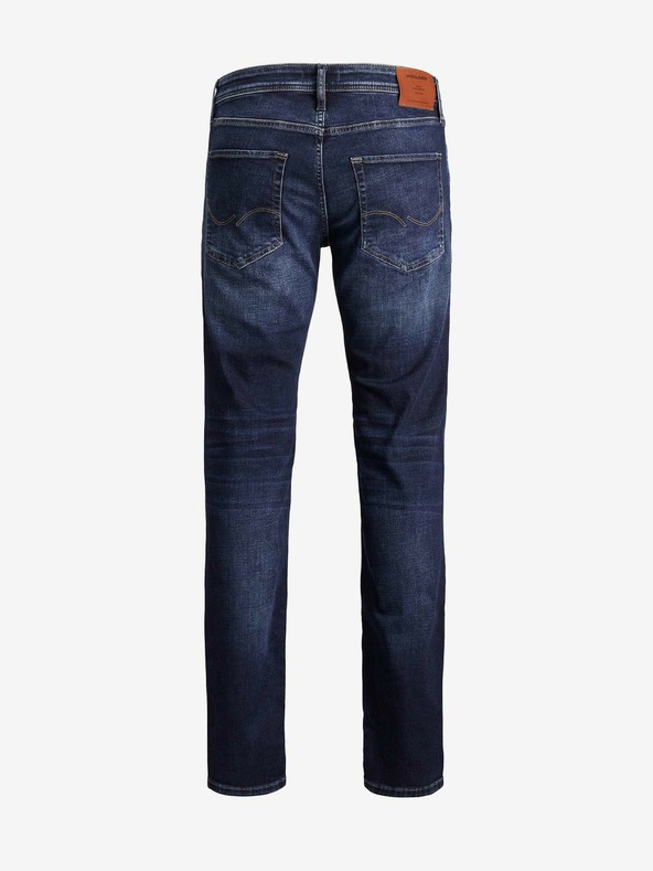 Jack & Jones Temno modre slim fit kavbojke Jack & Jones Clark