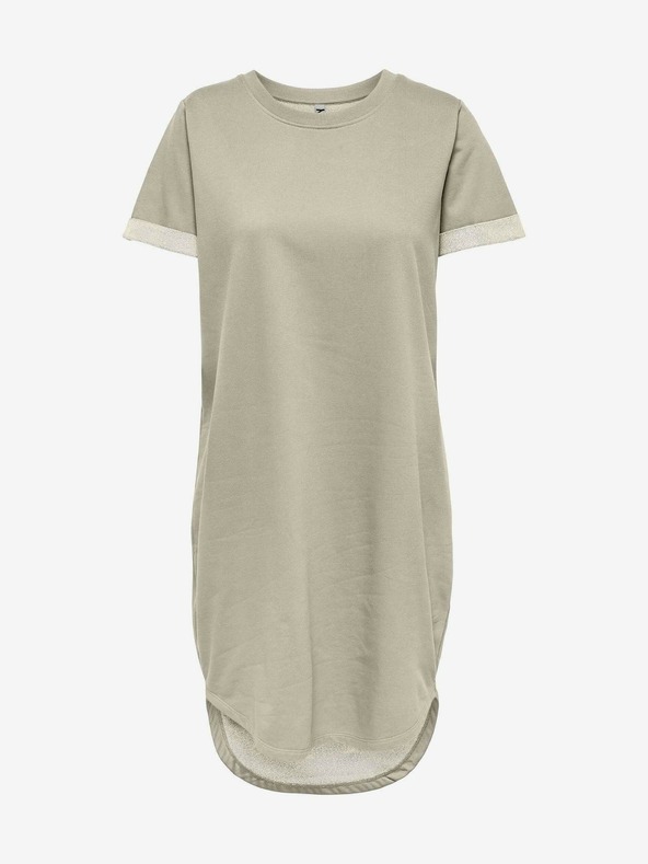 Jacqueline de Yong Osnovna obleka bež barve JDY Ivy