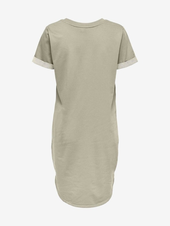 Jacqueline de Yong Osnovna obleka bež barve JDY Ivy