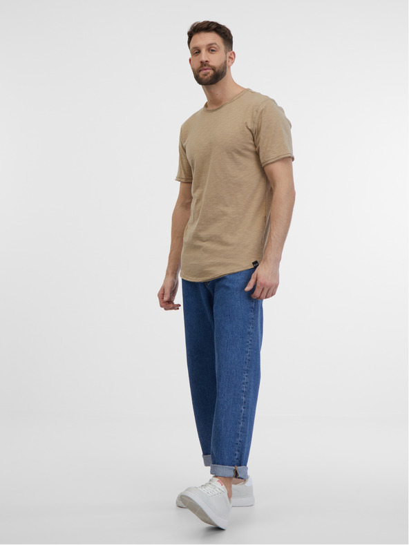 ONLY & SONS Bež moška črtasta osnovna majica ONLY & SONS Benne