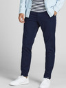 Jack & Jones Temno modre chino hlače Jack & Jones Marco