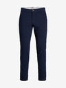 Jack & Jones Temno modre chino hlače Jack & Jones Marco