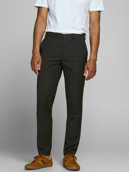 Jack & Jones Črne hlače za obleko Jack & Jones Franco