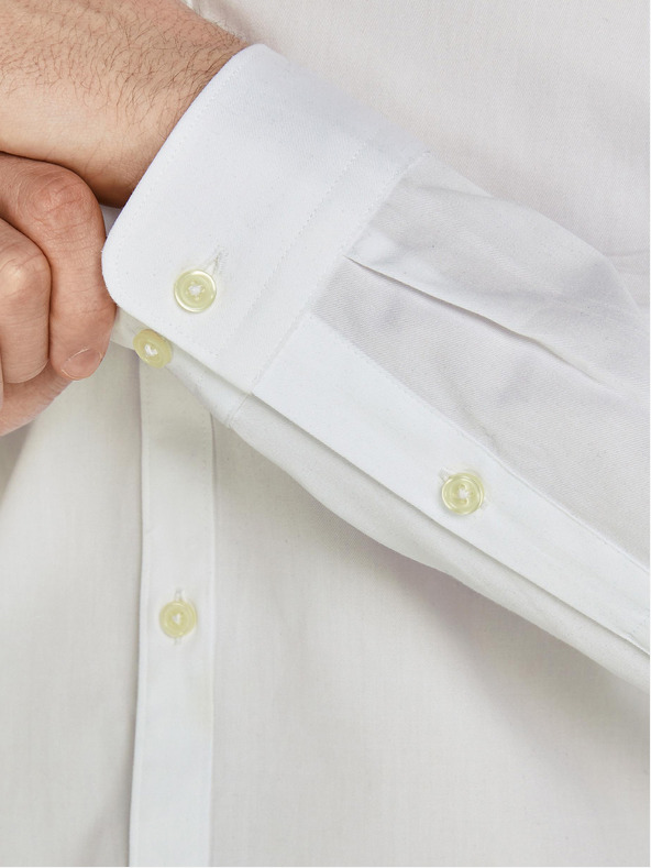 Jack & Jones Bela srajca Jack & Jones Lacardiff