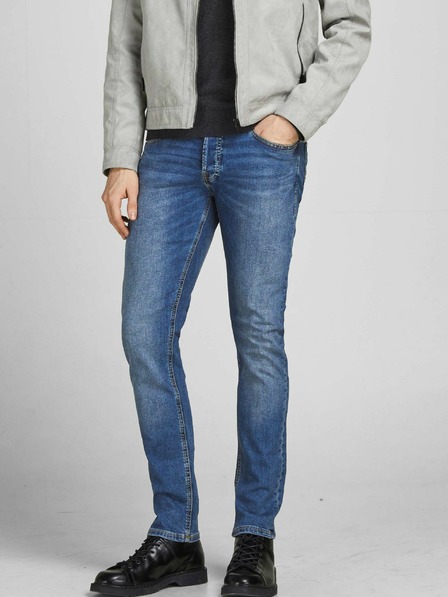 Jack & Jones Modre tanke kavbojke Jack & Jones Glenn