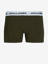 Jack & Jones Komplet petih boksarskih hlač Jack & Jones v kaki, modri, sivi in črni barvi