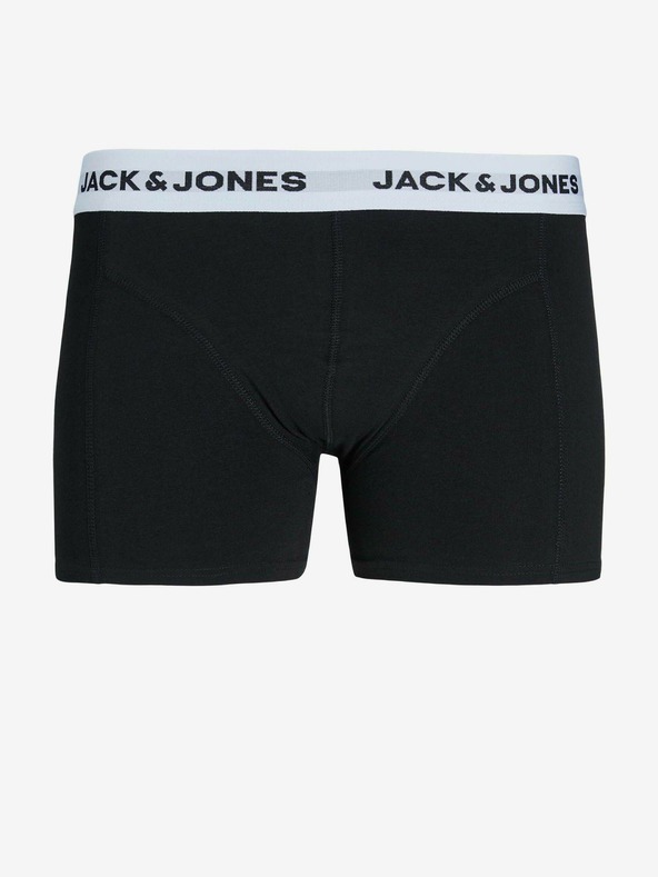 Jack & Jones Komplet petih boksarskih hlač Jack & Jones v kaki, modri, sivi in črni barvi