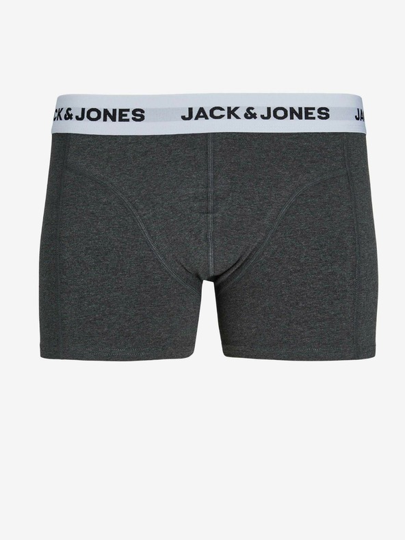 Jack & Jones Komplet petih boksarskih hlač Jack & Jones v kaki, modri, sivi in črni barvi