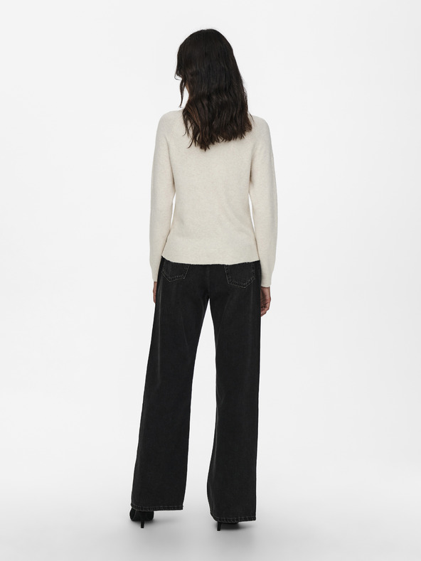 ONLY Krem osnovni pulover ONLY Rica