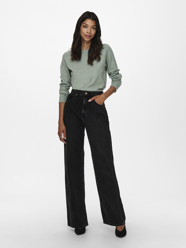 ONLY Svetlo zelena Osnovni pulover ONLY Rica