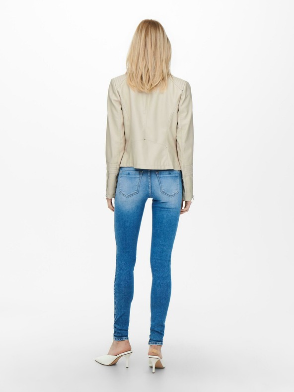 ONLY Kremne ženske usnjene krivulje ONLY Gemma